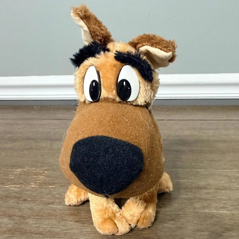 Vintage 1994 Ace Novelty Scooby-Doo Plush Stuffed Animal Dog Red Collar 11 inch